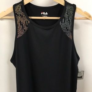 Fila black athletic Tank Top large NWT sport